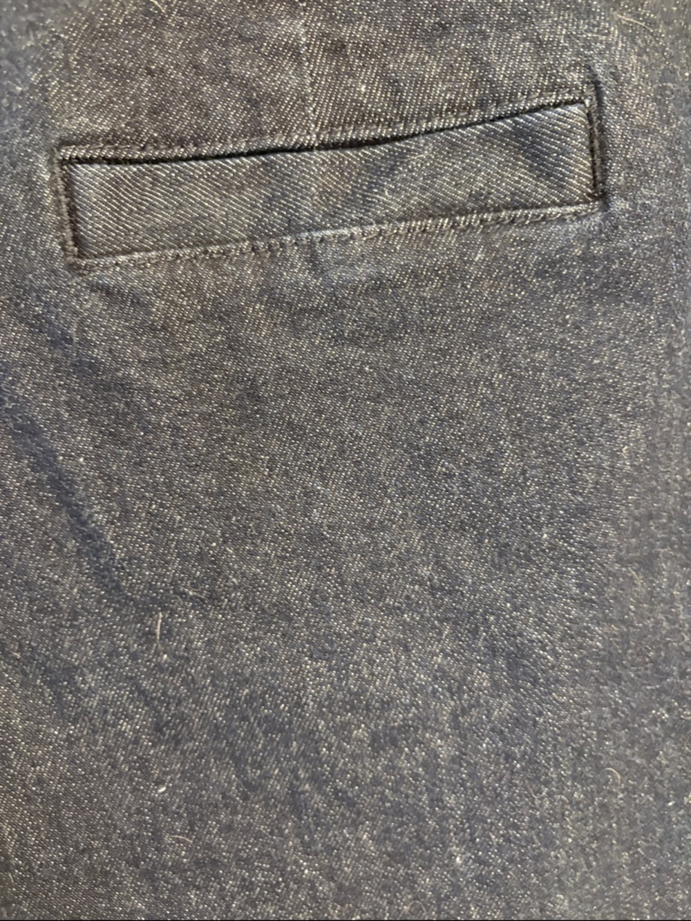 INC Classic High-Rise Dark Rinse Denim Shorts - Picture 6 of 8